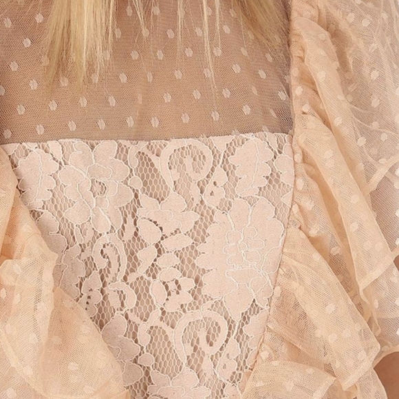 Cooper St Rosie ruffle lace midi dress - Picture 2 of 5